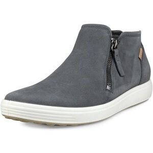 Ecco side zip bootie sneaker, gray